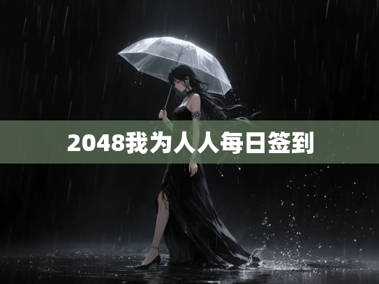 2048我为人人每日签到